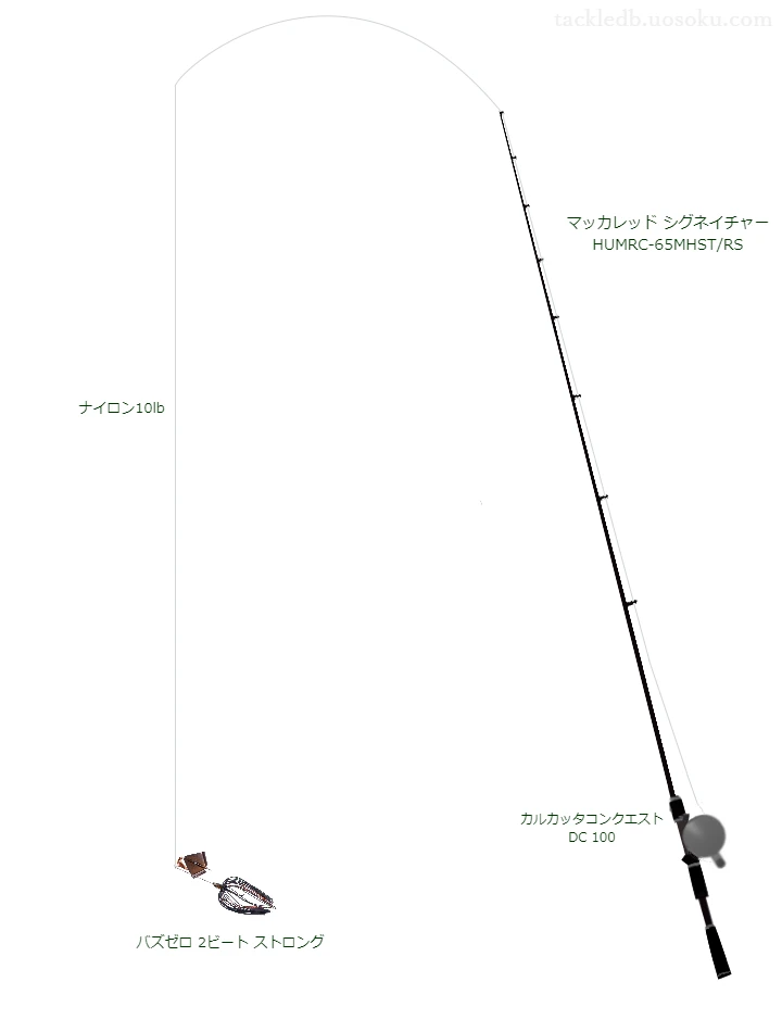 バス釣りに関するタックル、仕掛け図解