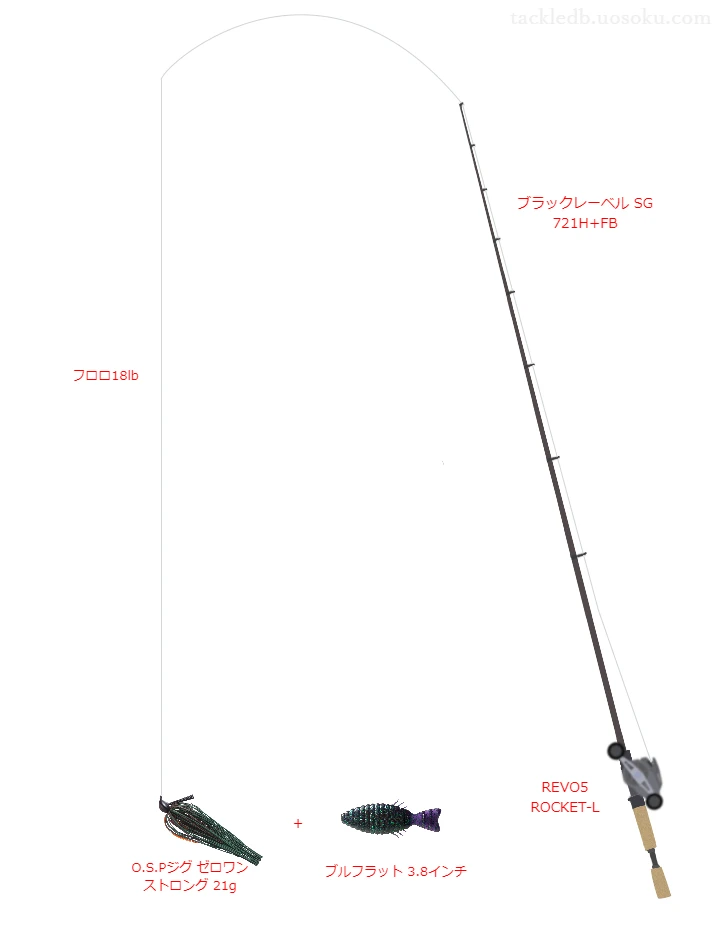 バス釣りに関するタックル、仕掛け図解