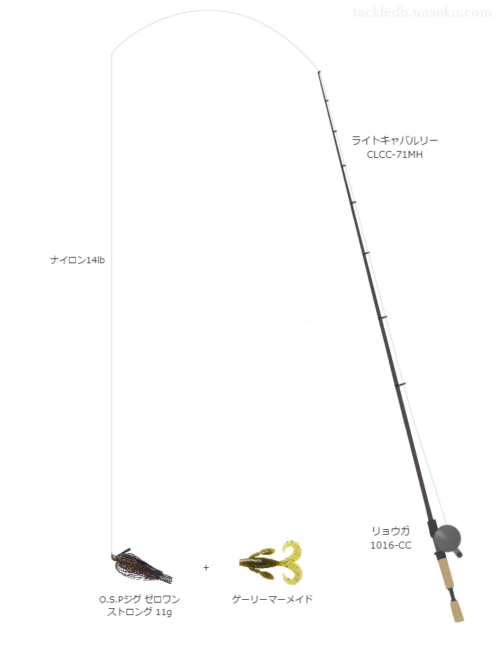 バス釣りに関するタックル、仕掛け図解