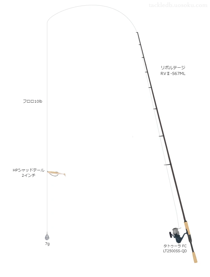 バス釣りに関するタックル、仕掛け図解