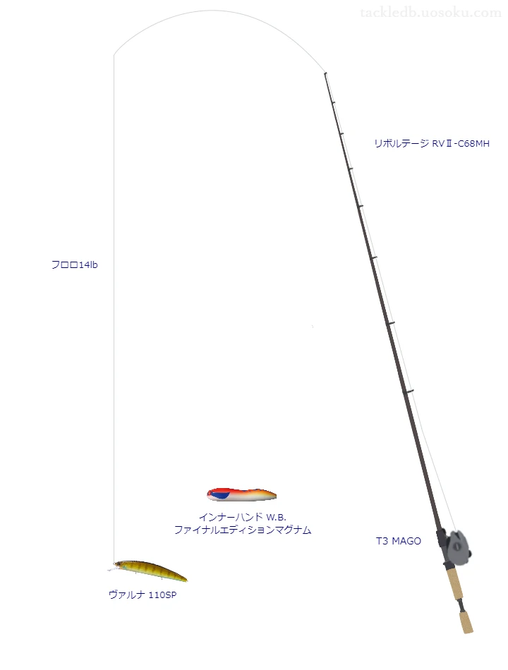 バス釣りに関するタックル、仕掛け図解