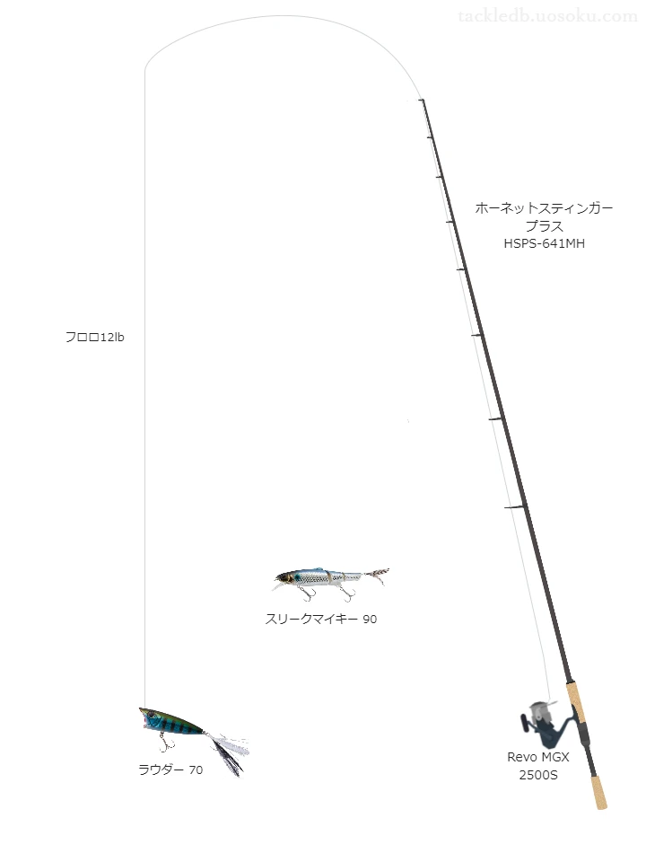 バス釣りに関するタックル、仕掛け図解