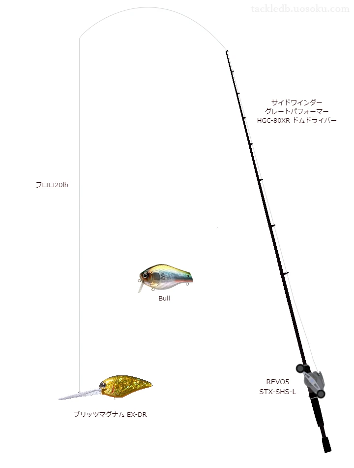 バス釣りに関するタックル、仕掛け図解