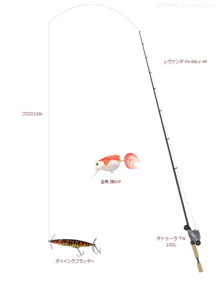 バス釣りに関するタックル、仕掛け図解