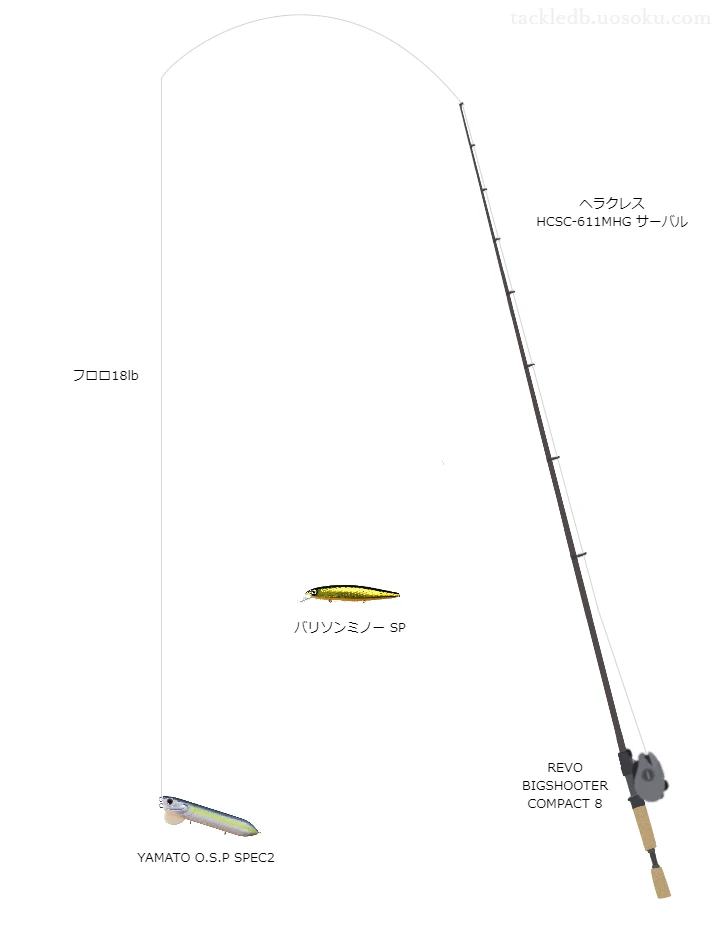 バス釣りに関するタックル、仕掛け図解