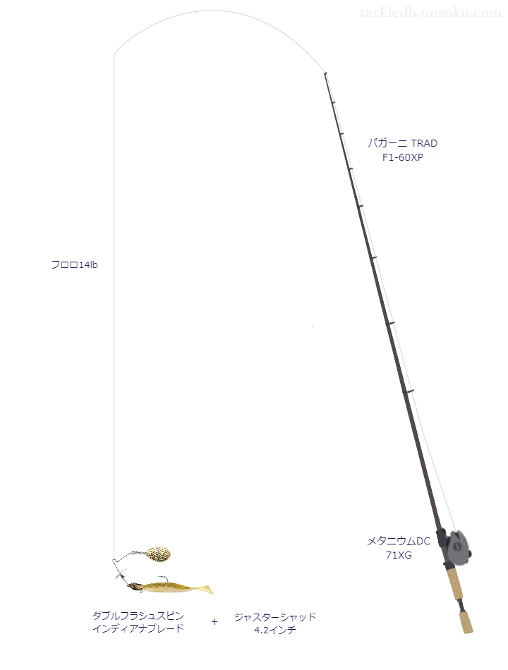 バス釣りに関するタックル、仕掛け図解