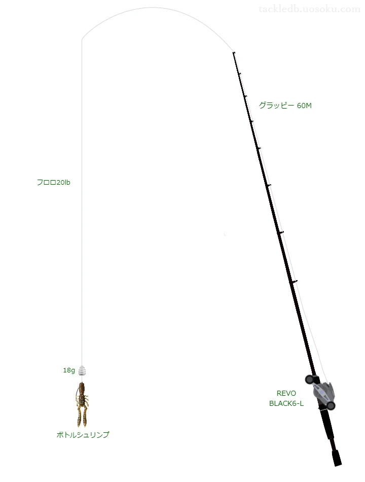 バス釣りに関するタックル、仕掛け図解