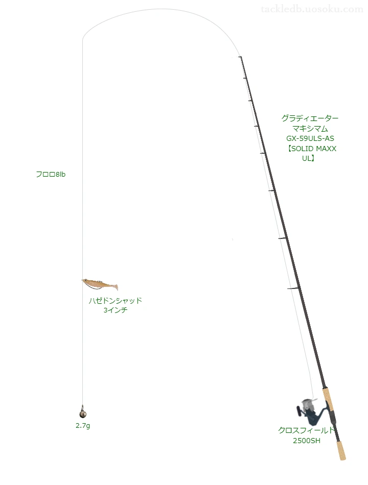 バス釣りに関するタックル、仕掛け図解