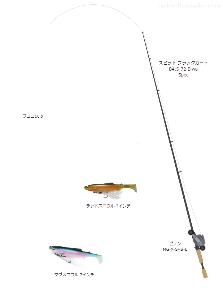 バス釣りに関するタックル、仕掛け図解