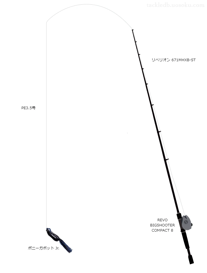 バス釣りに関するタックル、仕掛け図解