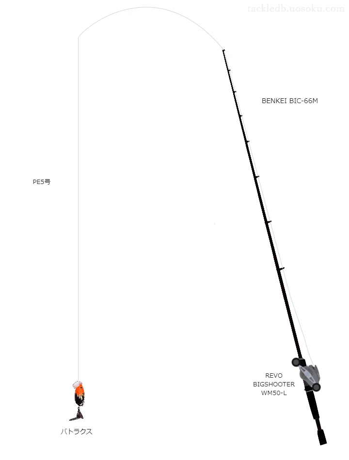 バス釣りに関するタックル、仕掛け図解