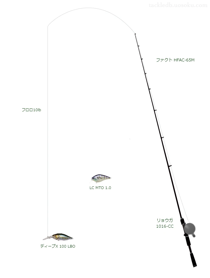 バス釣りに関するタックル、仕掛け図解