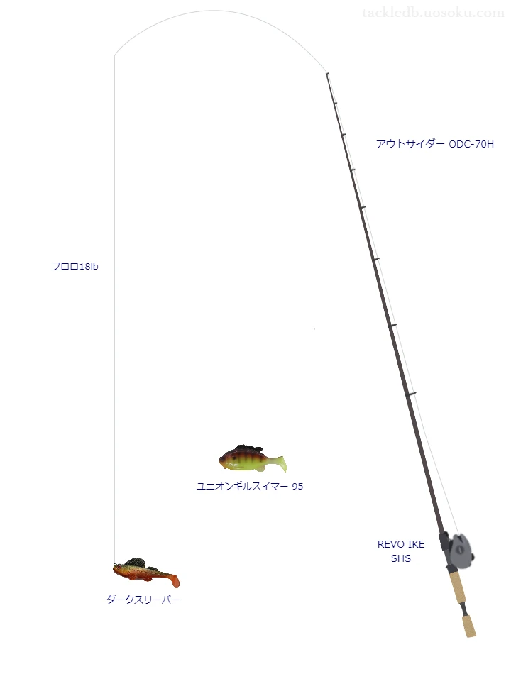 バス釣りに関するタックル、仕掛け図解