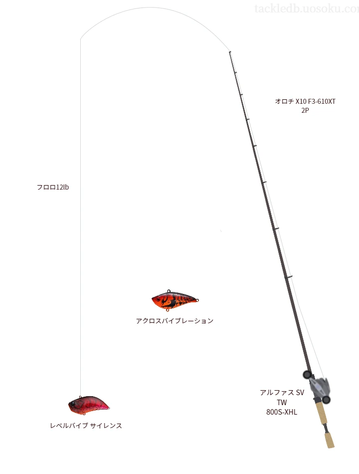 バス釣りに関するタックル、仕掛け図解