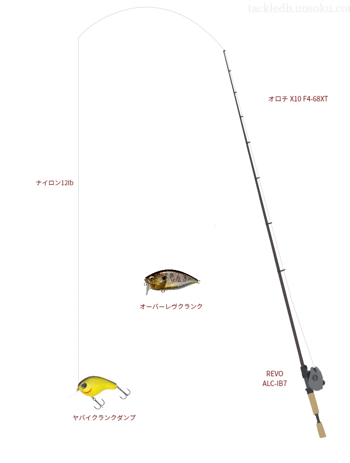 バス釣りに関するタックル、仕掛け図解