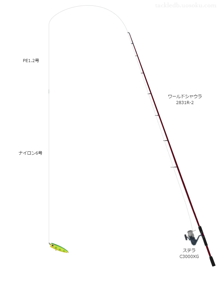 ステラ C3000使用タックル~ロッド・仕掛け・ルアー | 魚速タックルDB