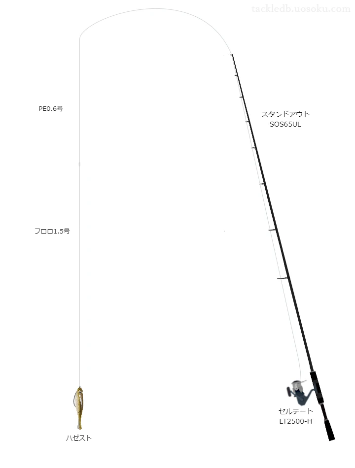 バス釣りに関するタックル、仕掛け図解