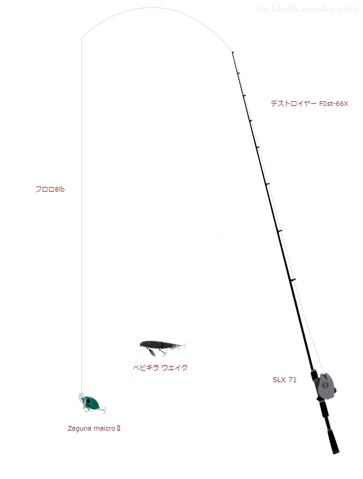 バス釣りに関するタックル、仕掛け図解