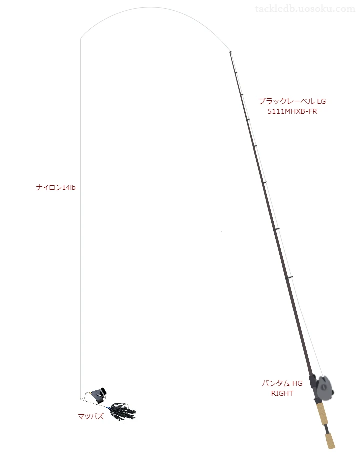 バス釣りに関するタックル、仕掛け図解