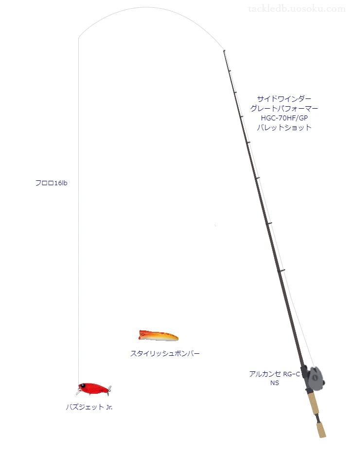 バス釣りに関するタックル、仕掛け図解