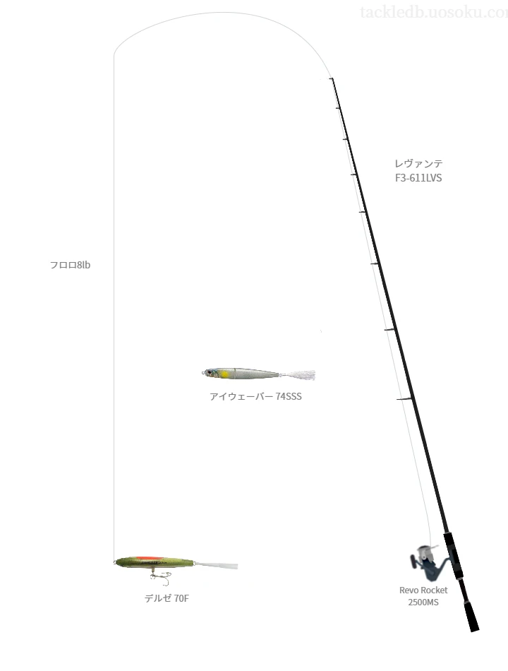 バス釣りに関するタックル、仕掛け図解