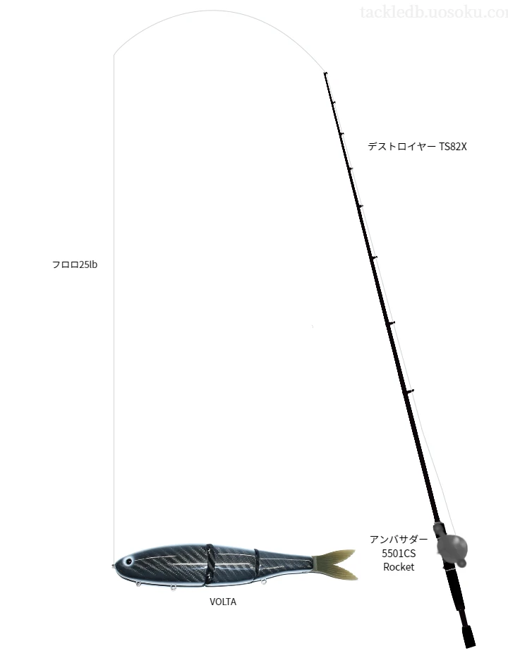 バス釣りに関するタックル、仕掛け図解