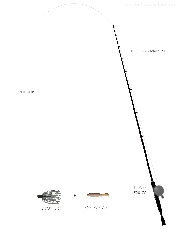 バス釣りに関するタックル、仕掛け図解