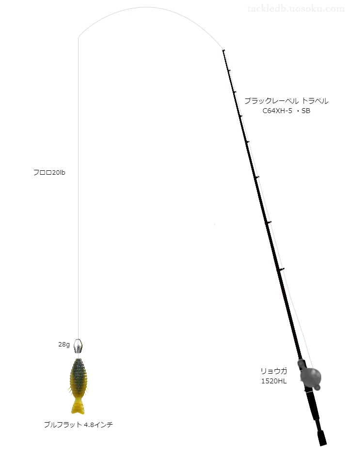 バス釣りに関するタックル、仕掛け図解