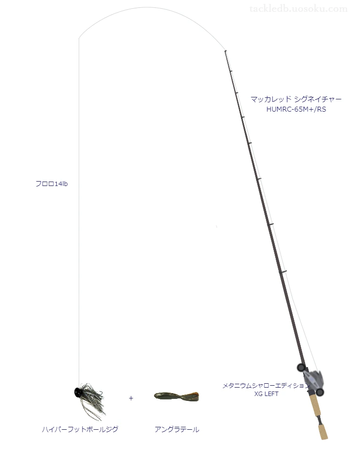 バス釣りに関するタックル、仕掛け図解