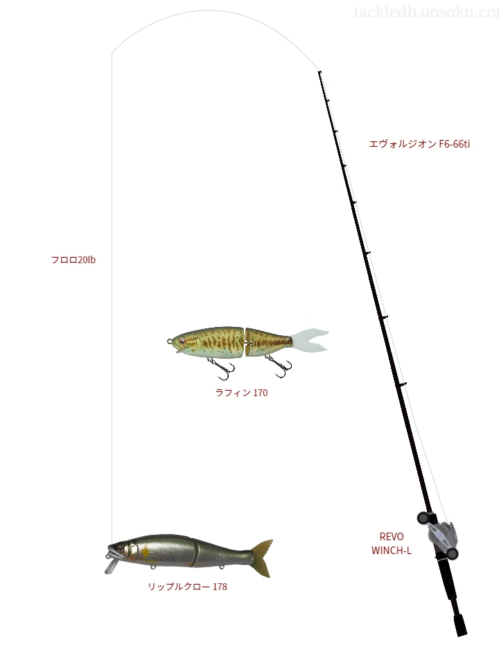 バス釣りに関するタックル、仕掛け図解