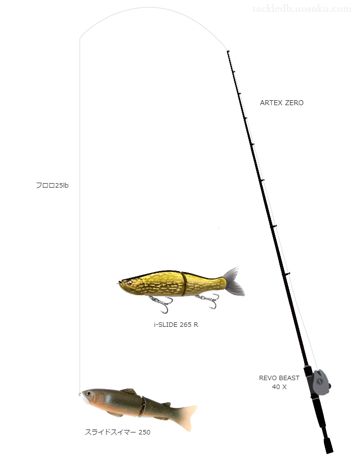 バス釣りに関するタックル、仕掛け図解