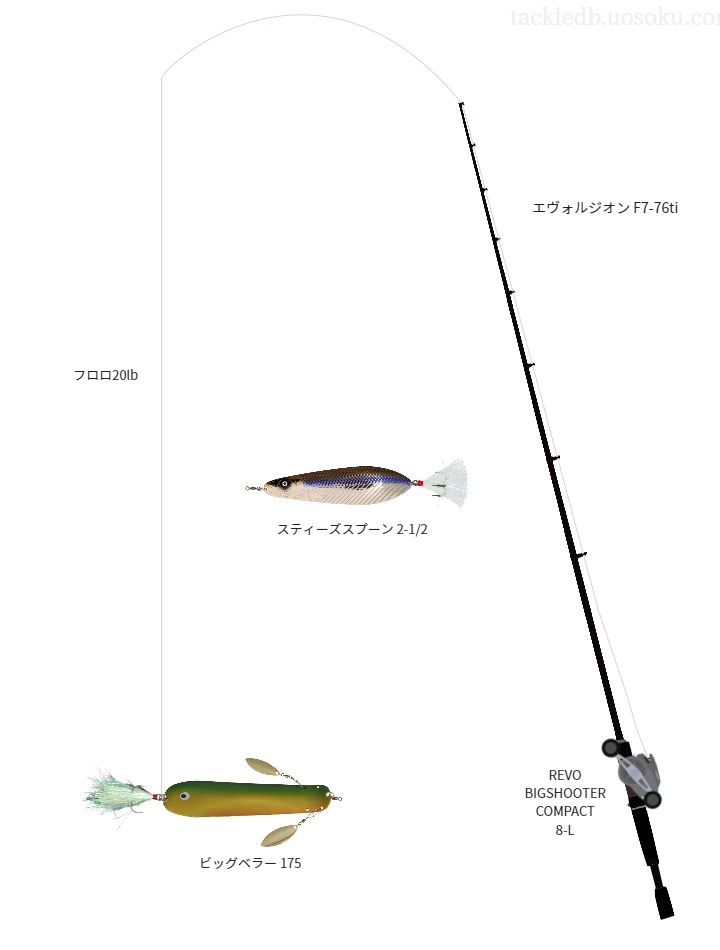 バス釣りに関するタックル、仕掛け図解