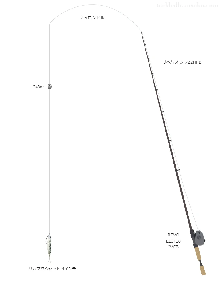 バス釣りに関するタックル、仕掛け図解