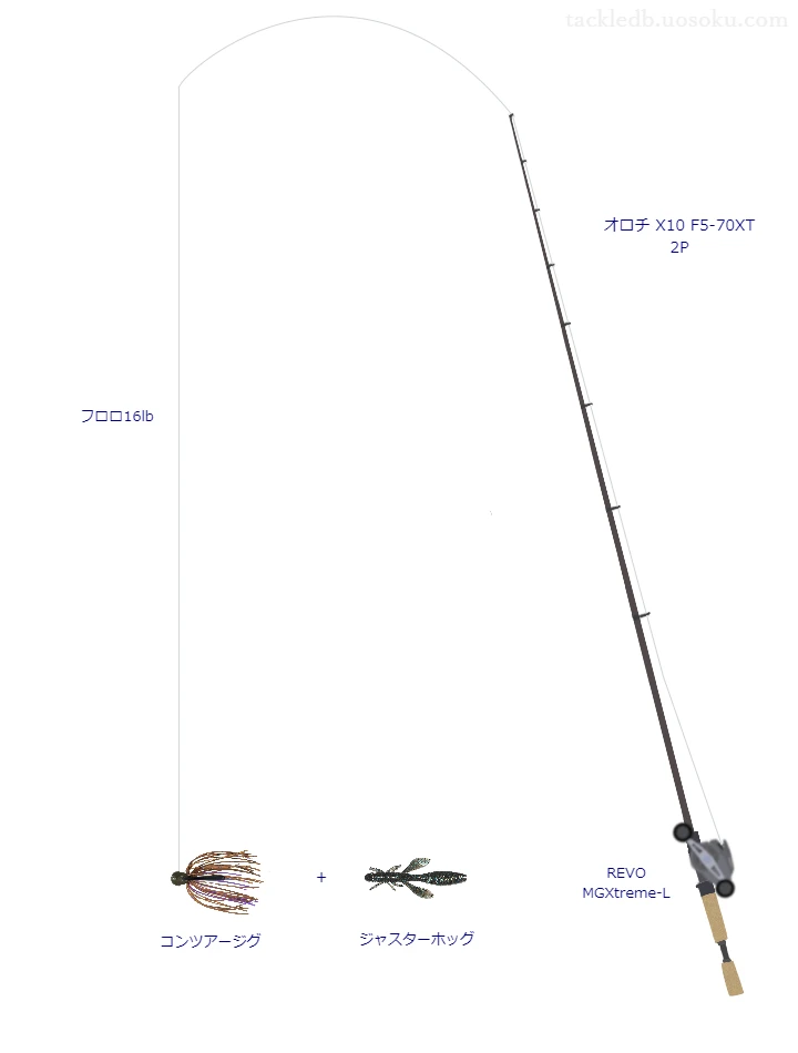 バス釣りに関するタックル、仕掛け図解