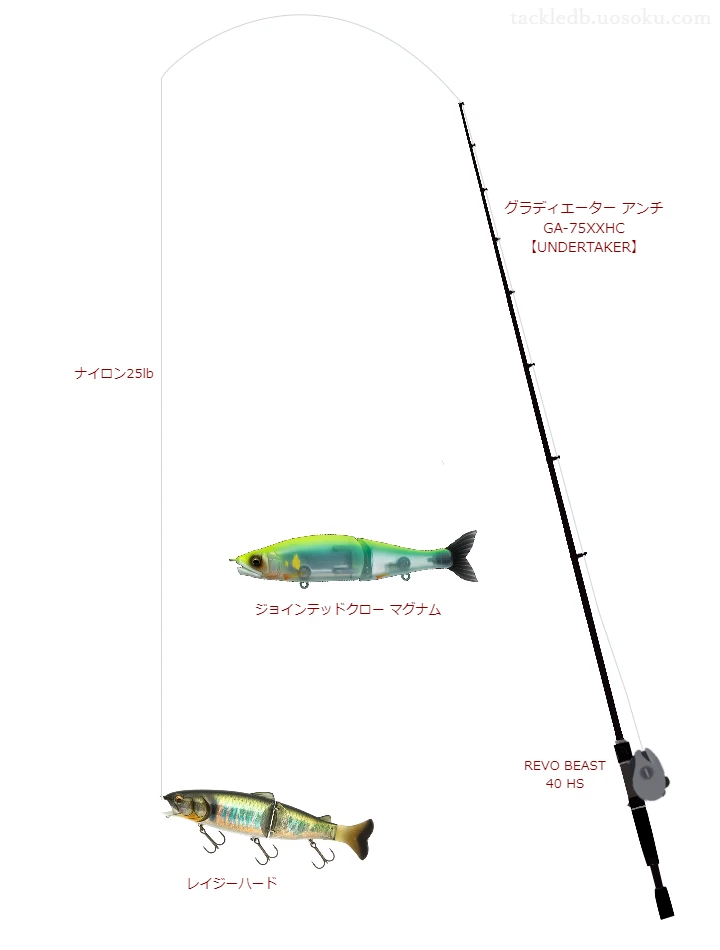 バス釣りに関するタックル、仕掛け図解