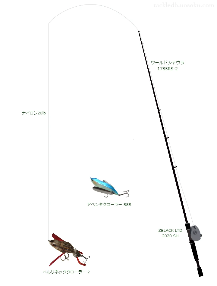 バス釣りに関するタックル、仕掛け図解