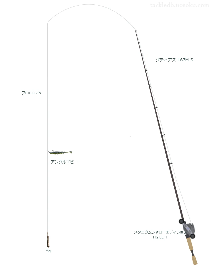 バス釣りに関するタックル、仕掛け図解