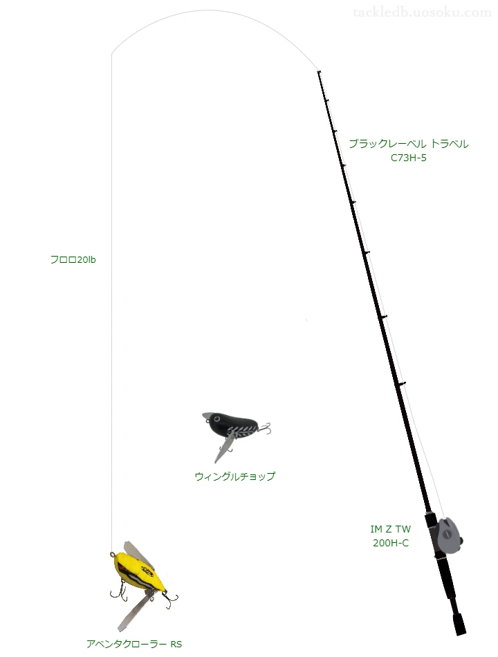 バス釣りに関するタックル、仕掛け図解