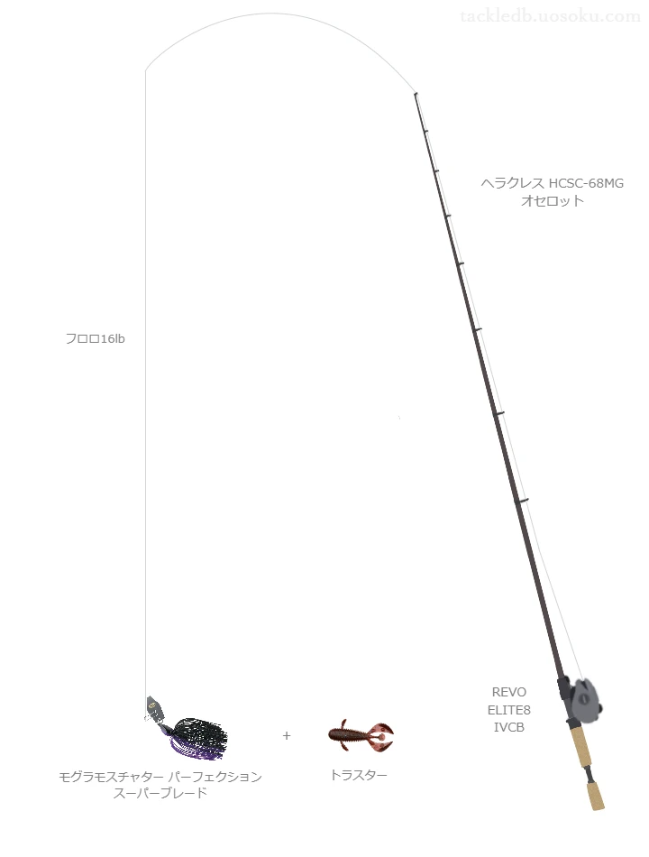 バス釣りに関するタックル、仕掛け図解