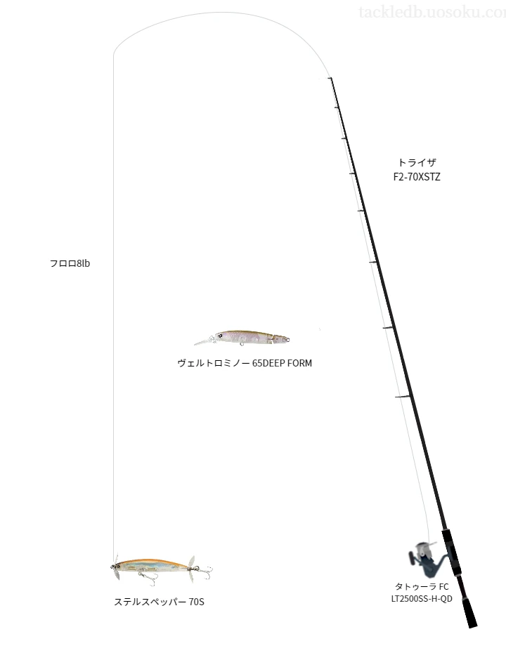 バス釣りに関するタックル、仕掛け図解