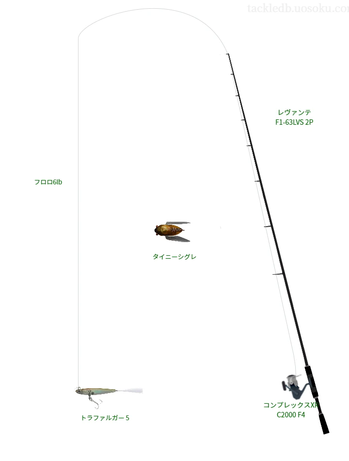 バス釣りに関するタックル、仕掛け図解