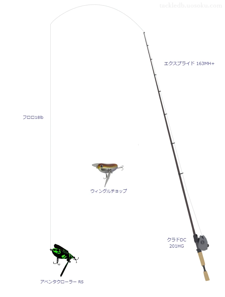 エクスプライド 163MH+と羽根モノによるバス釣りタックル【Vインプレ】