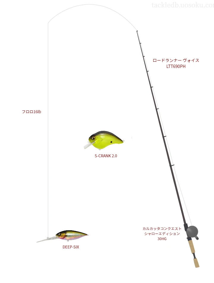 バス釣りに関するタックル、仕掛け図解