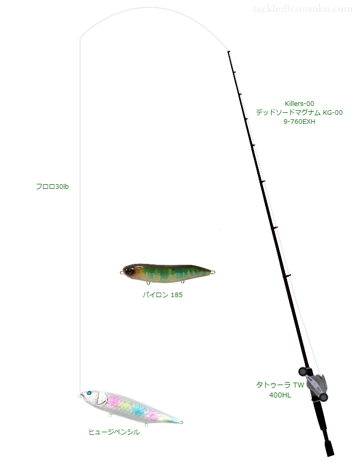 バス釣りに関するタックル、仕掛け図解