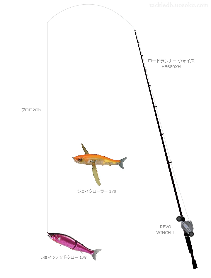 バス釣りに関するタックル、仕掛け図解