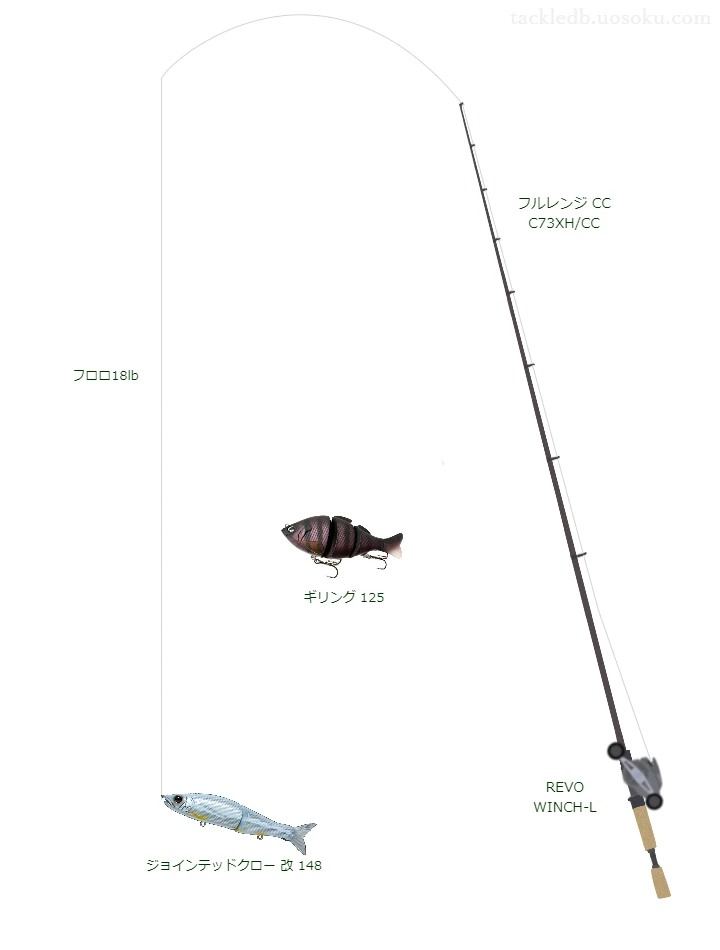 バス釣りに関するタックル、仕掛け図解