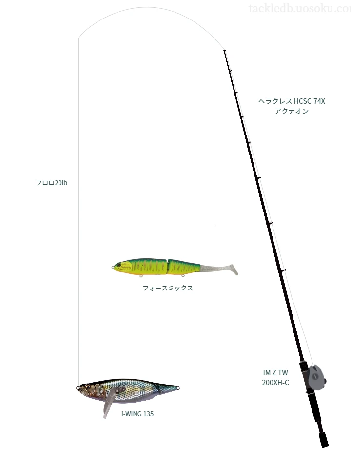 バス釣りに関するタックル、仕掛け図解