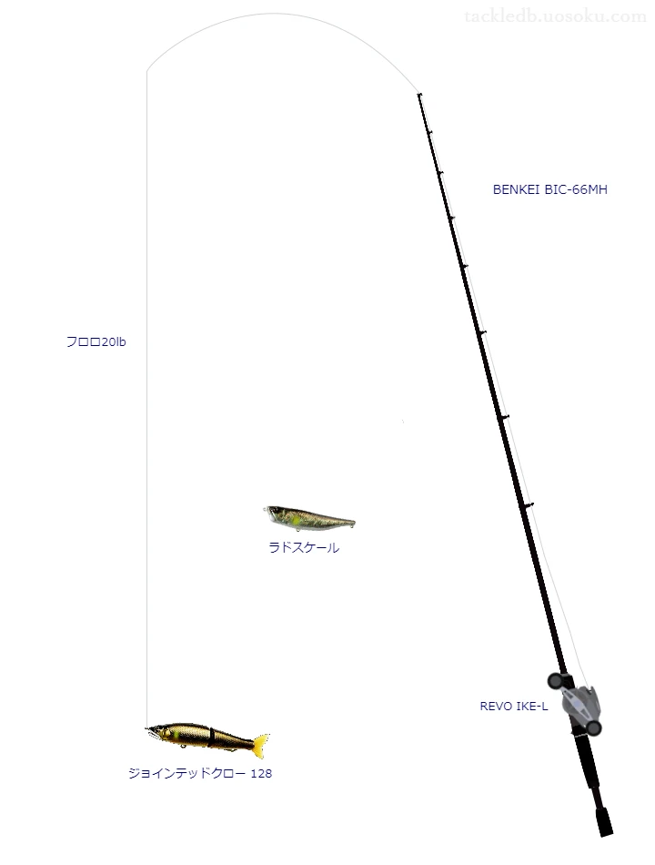 バス釣りに関するタックル、仕掛け図解