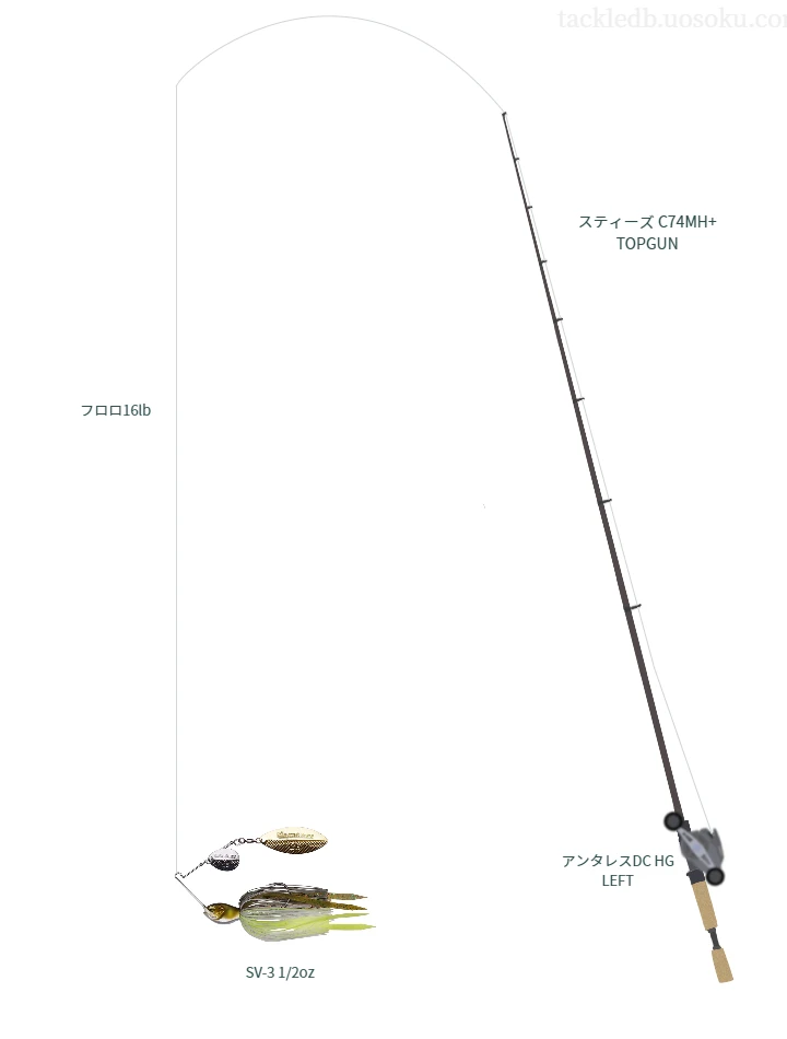 バス釣りに関するタックル、仕掛け図解