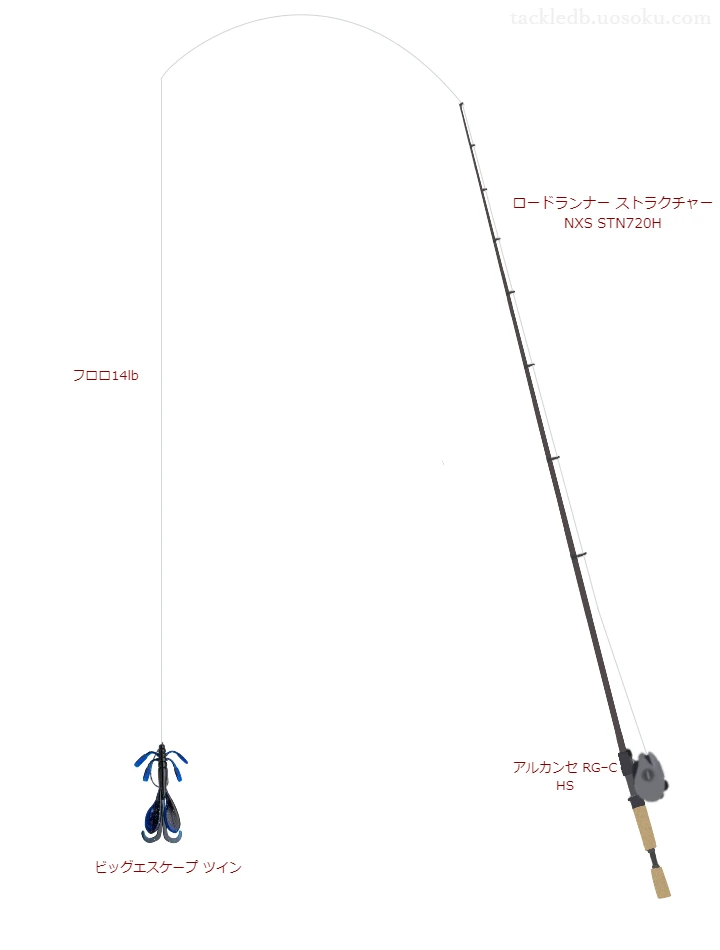 バス釣りに関するタックル、仕掛け図解